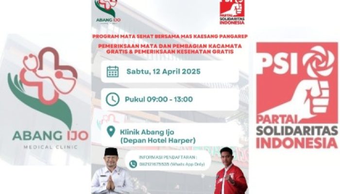 Di Klinik Abang Ijo Bakal Ada Pemeriksaan Mata dan Pembagian Kacamata Gratis Bersama Kaesang Pangarep, Cek Jadwalnya