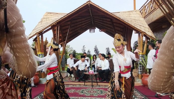 Abang Ijo Dampingi Mas Kaesang di Purwakarta: Datangi Greenhouse Hingga Resmikan Saung PSI