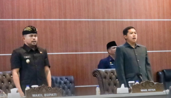 Wabup Purwakarta Abang Ijo Hapidin Hadiri Rapat Paripurna DPRD