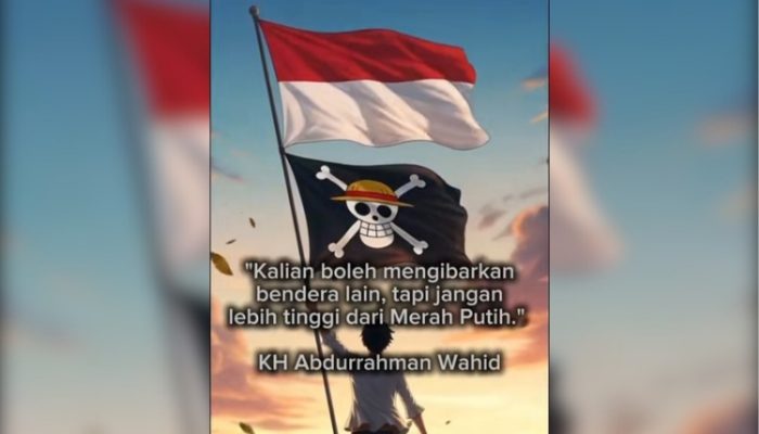 Viral Ucapan Gus Dur Ditengah Fenomena Bendera ‘One Piece’ Jelang HUT RI Ke-80