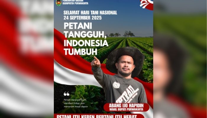 Hari Tani Nasional 2025, Wabup Purwakarta Beri Semangat Baru untuk Petani Muda