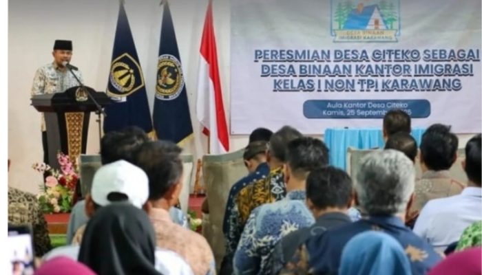 Desa Citeko Purwakarta Jadi Desa Binaan Imigrasi