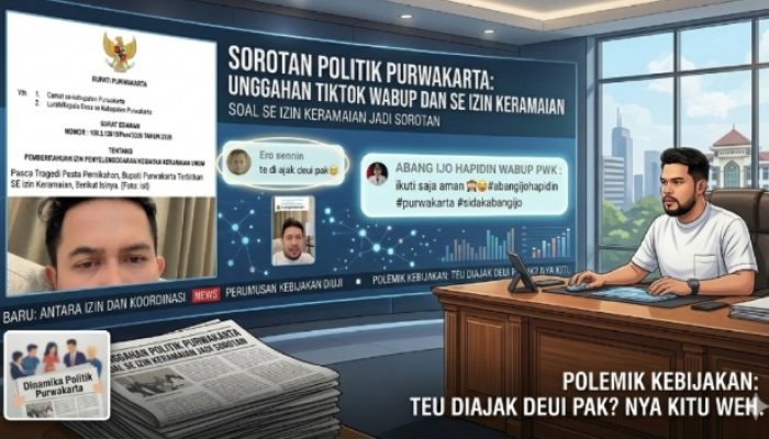 Unggahan TikTok Wabup Purwakarta Abang Ijo Hapidin Soal SE Izin Keramaian Jadi Sorotan, Teu Diajak Deui Pak?