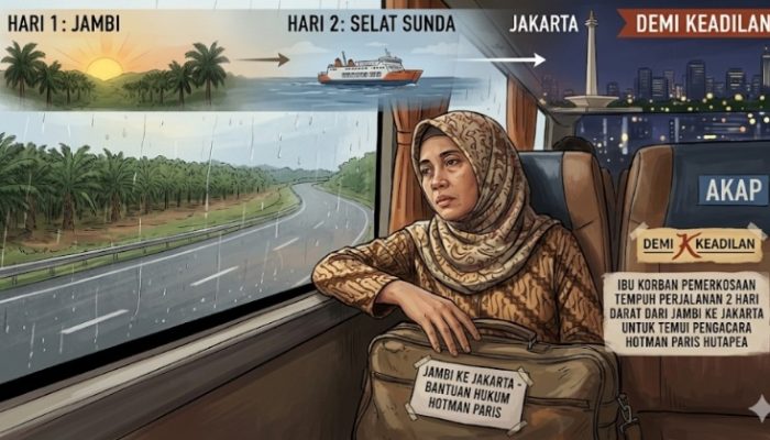 Ibu Korban Dugaan Pemerkosaan di Jambi Tempuh Perjalanan Darat 2 Hari ke Jakarta demi Temui Hotman Paris