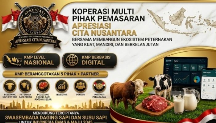 Membangun Kemandirian Pangan: KMP Apresiasi Cita Nusantara Siap Wujudkan Swasembada Daging dan Susu 2045