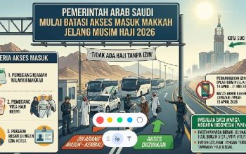 Pemerintah Arab Saudi Mulai Batasi Akses Masuk Makkah Jelang Musim Haji 2026