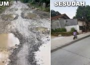Bertahun-tahun Diabaikan Pemkab? Lewat ‘Jalur Kilat’ Rp8,2 Miliar Pusat, Jalan Sukatani yang Lama Telantar Akhirnya Mulus