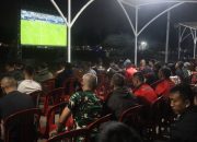 Warga Cisereuh dan Ciwangi Padati Nobar Gratis Piala Dunia 2026 di Lapangan Yonarmed 9 Pasopati