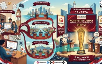 Yuk Daftar! Bawaslu RI Buka Pendaftaran Kompetisi Debat Penegakan Hukum Pemilu VI